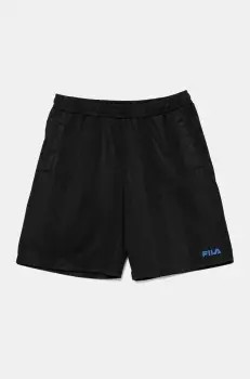 Fila pantaloni scurti copii IGGINGEN culoarea negru, talie reglabila, FAT0671 imagine