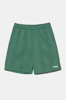 Fila pantaloni scurti copii IGGINGEN culoarea verde, talie reglabila, FAT0671 imagine