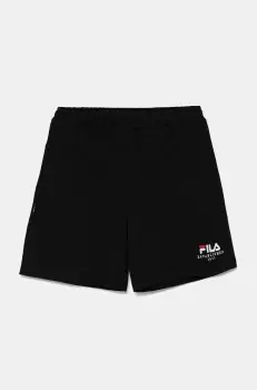 Fila pantaloni scurti copii LOHFELDEN culoarea negru, talie reglabila, FAT0628 imagine