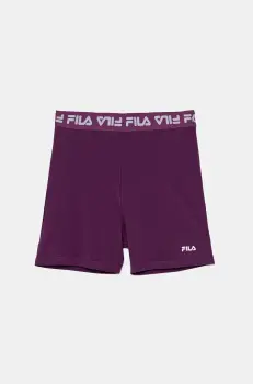 Fila pantaloni scurti copii LOHRA culoarea violet, cu imprimeu, FAT0657 imagine