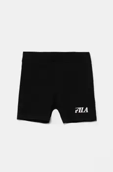 Fila pantaloni scurti copii LUTZERATH culoarea negru, cu imprimeu, FAT0648 imagine