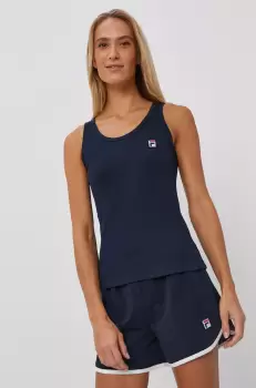 Fila Pijama femei, culoarea albastru marin imagine