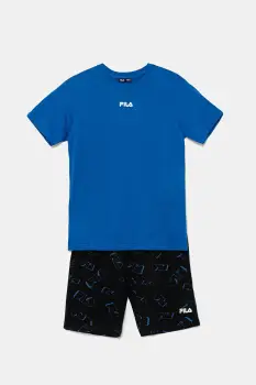 Fila pijamale de bumbac pentru copii cu imprimeu, FPS7001 imagine