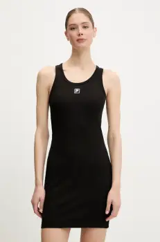 Fila rochie Linkebeek culoarea negru, mini, mulata, FAW1004 imagine