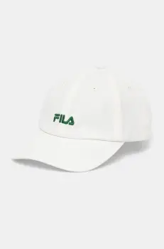 Fila sapca de baseball din bumbac Faridokt culoarea bej, cu imprimeu, FCU0139 imagine