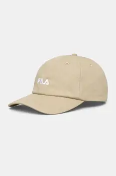 Fila sapca de baseball din bumbac Faridokt culoarea bej, cu imprimeu, FCU0139 imagine