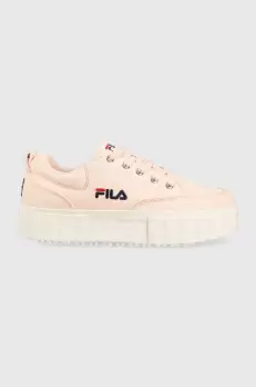 Fila tenisi Sandblast femei, culoarea portocaliu imagine