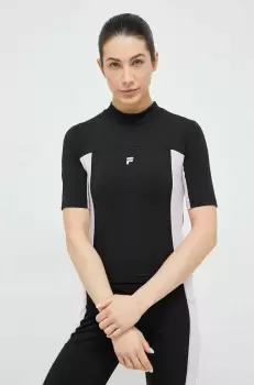 Fila tricou de antrenament Riva culoarea negru, cu turtleneck imagine