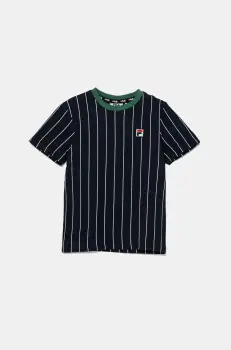 Fila tricou de bumbac pentru copii LEBA culoarea albastru marin, cu imprimeu, FAK0398 imagine