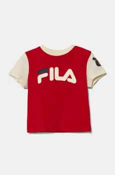 Fila tricou de bumbac pentru copii LUBAN culoarea rosu, cu imprimeu, FAK0394 imagine