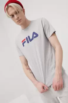 Fila tricou din bumbac culoarea gri, cu imprimeu imagine