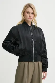 Filippa K geaca bomber culoarea negru, de tranzitie, 31568 imagine