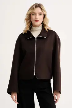 Filippa K geaca de lana culoarea maro, de tranzitie, 28783 imagine