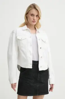 Filippa K geaca jeans culoarea alb, de tranzitie, 31576 imagine