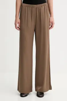 Filippa K pantaloni culoarea maro, lat, high waist, 31616 imagine