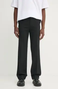 Filippa K pantaloni de lana culoarea negru, drept, 29802 imagine