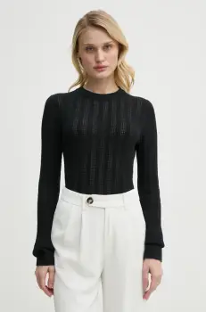 Filippa K pulover de bumbac femei, culoarea negru, light, 31316 imagine