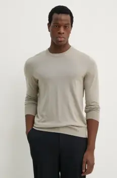 Filippa K pulover de lana barbati, culoarea gri, light, 28928 imagine