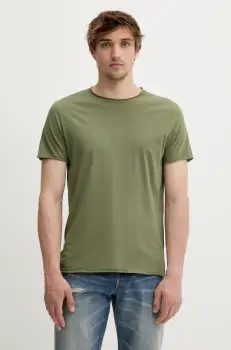 Filippa K tricou din bumbac culoarea bej, uni, 28474 imagine