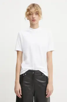 Filippa K tricou din bumbac femei, culoarea alb, 30611 imagine
