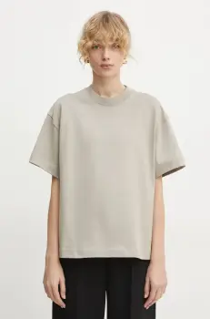 Filippa K tricou din bumbac femei, culoarea bej, 30648 imagine
