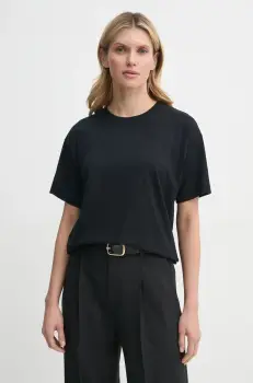 Filippa K tricou din bumbac femei, culoarea negru, 31287 imagine