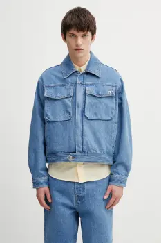 Filling Pieces geaca jeans Washed imagine