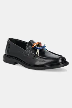 Filling Pieces mocasini de piele Loafer Bouquet culoarea negru, 44278131861 imagine