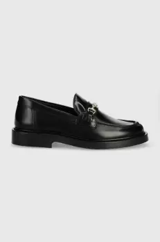 Filling Pieces mocasini de piele Loafer Polido femei, culoarea negru, cu toc plat, 44233191847 imagine