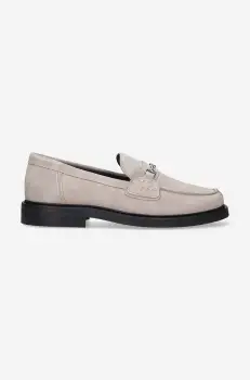 Filling Pieces mocasini din piele intoarsa Loafer Suede culoarea gri, 44222791108 imagine