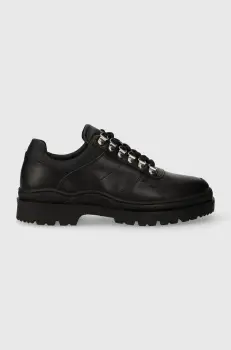 Filling Pieces pantofi de piele Mountain Trail barbati, culoarea negru, 64328991847 imagine