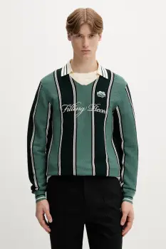 Filling Pieces pulover barbatesc cu vascoza Knit Football Jersey imagine