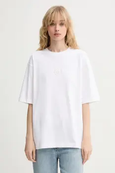 Filling Pieces tricou din bumbac Boxy Embroidered imagine