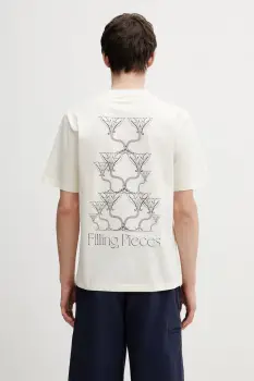 Filling Pieces tricou din bumbac Champagne imagine