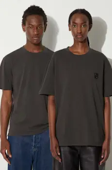 Filling Pieces tricou din bumbac Lux culoarea maro, neted, 74413730629 imagine