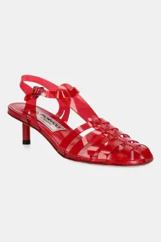 Fiorucci pantofi cu toc Jelly Kitten Heels culoarea rosu, W02SMASH415PT02RD01 imagine