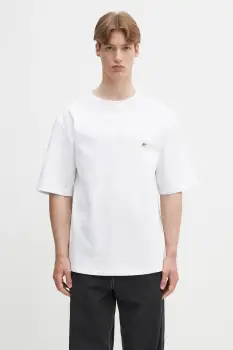 Fiorucci tricou din bumbac Angel Patch Relaxed Fit culoarea alb, uni, U02SPTSH101CJ01WH01 imagine