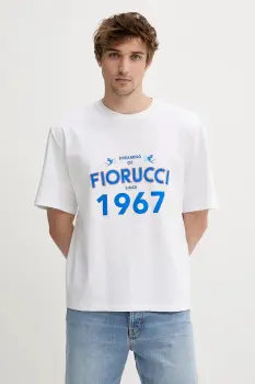 Fiorucci tricou din bumbac White Dreaming 1967 Print Boxy Fit T-Shirt culoarea alb, cu imprimeu, M02SMTSH103CJ01WH08 imagine