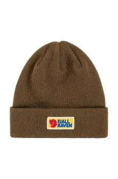 Fjallraven caciula Vardag Classic Beanie culoarea bej, F78141.299 imagine
