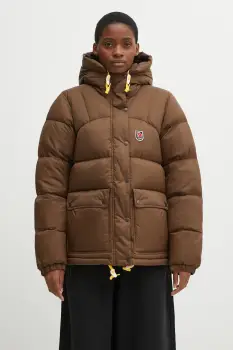 Fjallraven geaca de puf Expedition culoarea maro, de iarna, F89995 imagine
