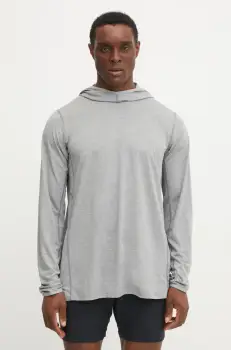 Fjallraven hanorac Abisko culoarea gri, melanj, F87199 imagine