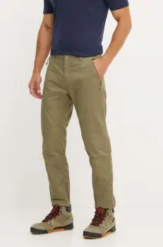 Fjallraven pantaloni de exterior Vardag culoarea verde, F86666.620 imagine