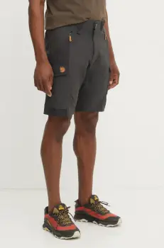 Fjallraven pantaloni scurti outdoor Abisko culoarea gri, F82833 imagine