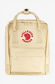 Fjallraven rucsac culoarea bej, mic, neted F23561.115-115 imagine