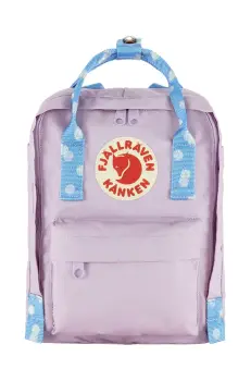 Fjallraven rucsac culoarea violet, mic, cu imprimeu imagine