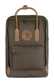 Fjallraven rucsac F23803.633 Kanken no. 2 Laptop 15 culoarea verde, mare, neted imagine