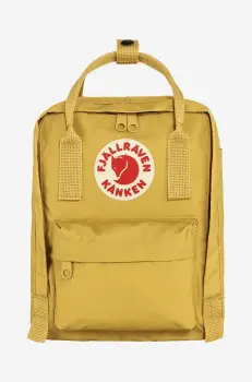 Fjallraven rucsac Kanken Mini culoarea galben, mic, cu imprimeu F23561.135-135 imagine