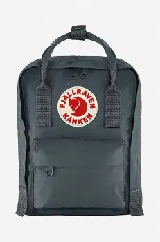 Fjallraven rucsac Kanken Mini culoarea gri, mic, cu imprimeu F23561.031-031 imagine