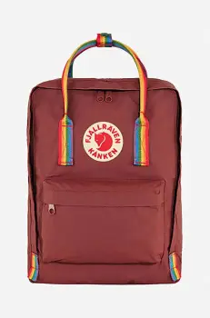 Fjallraven rucsac Kanken Rainbow culoarea rosu, mare, cu imprimeu F23620.326.907-326 imagine