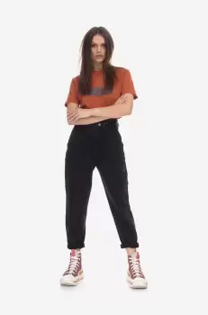 Fjallraven tricou culoarea portocaliu, cu imprimeu F87146.243-243 imagine